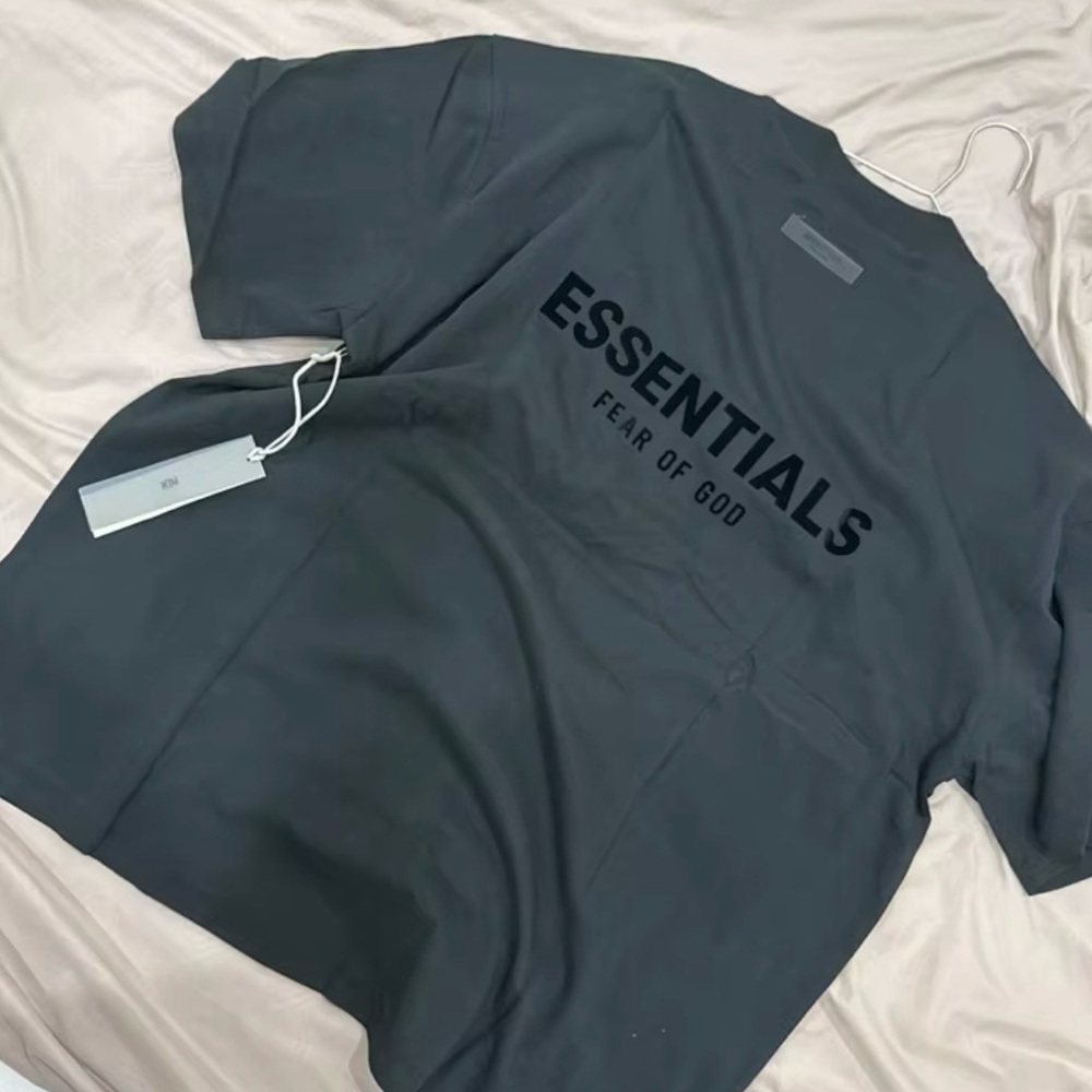 Fear of God Essentials Black Short Sleeve Tee